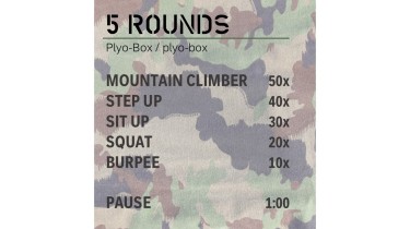 Full body workout: 5 rounds